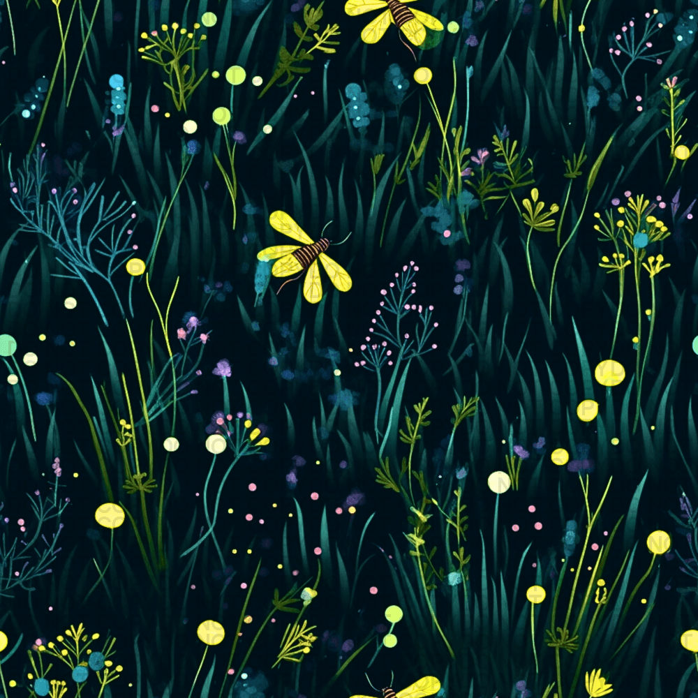 Fireflies - Regular Scale Jersey Knit Prints