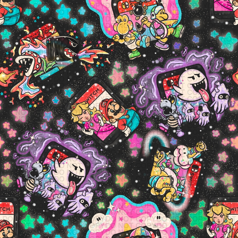 Plumber World - Blocks Large Scale Jersey Knit Prints