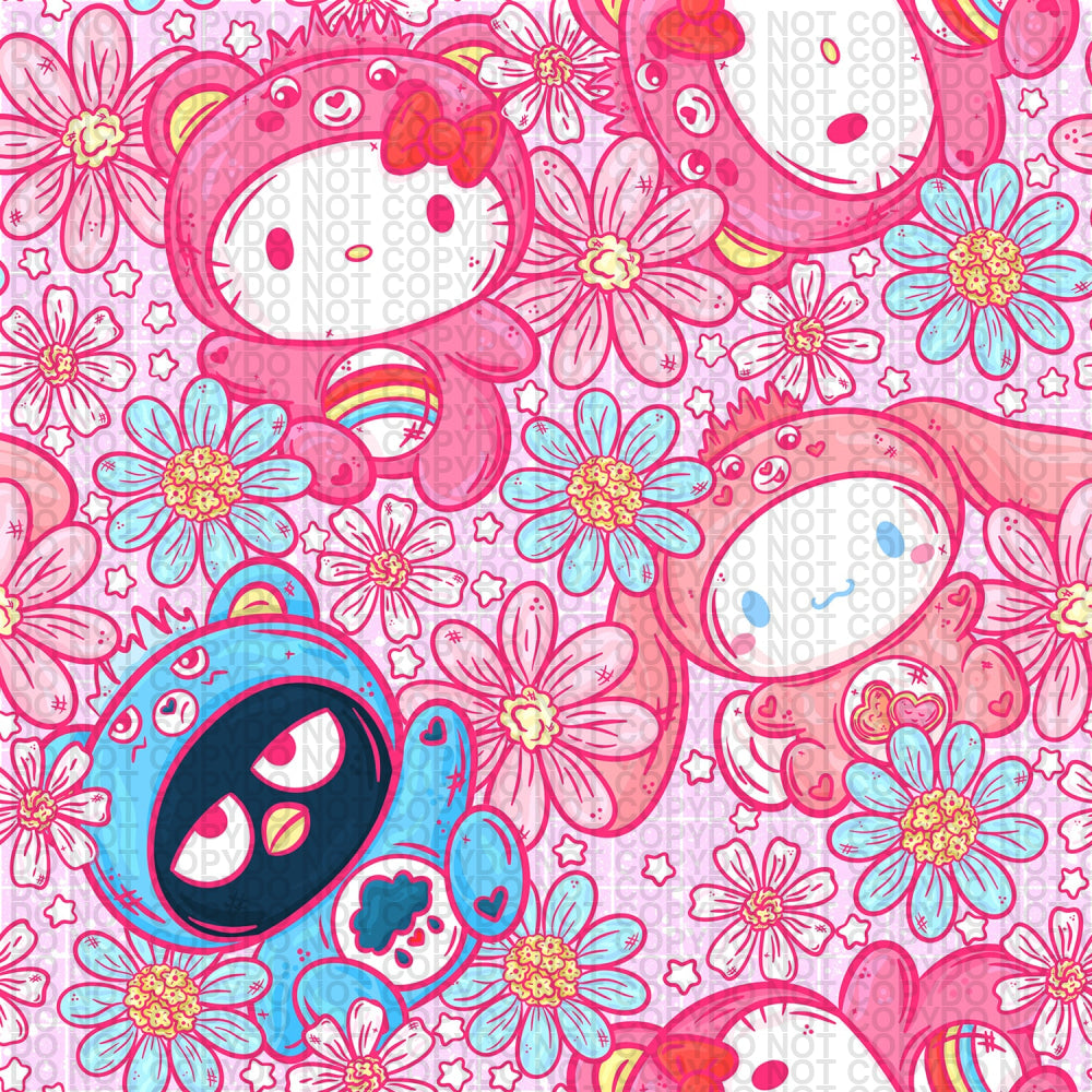 Care Cat - Regular Scale Jersey Knit Prints