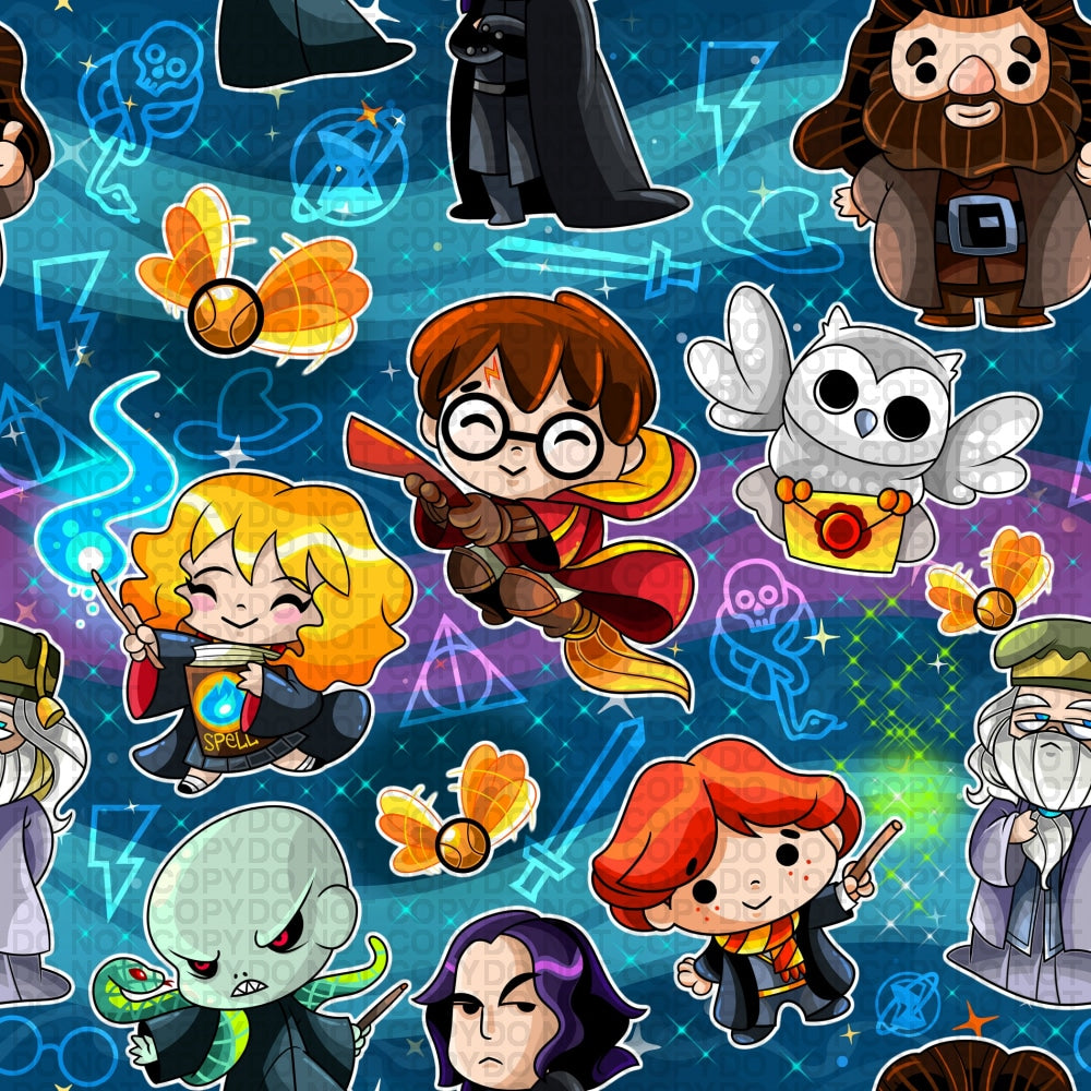 Wizard - Characters Regular Scale Jersey Knit Prints