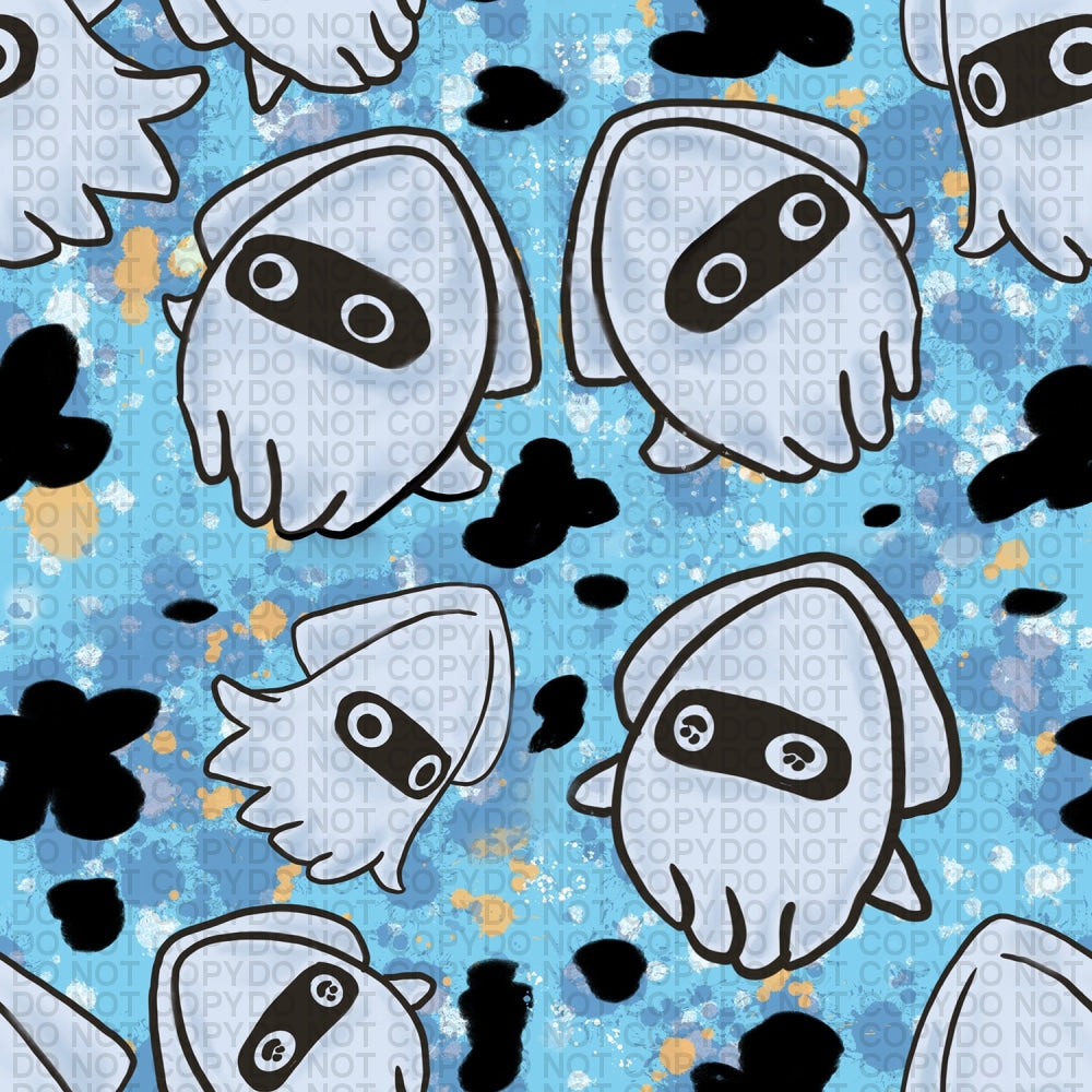 Plumber Brothers World - Squid Regular Scale Jersey Knit Prints