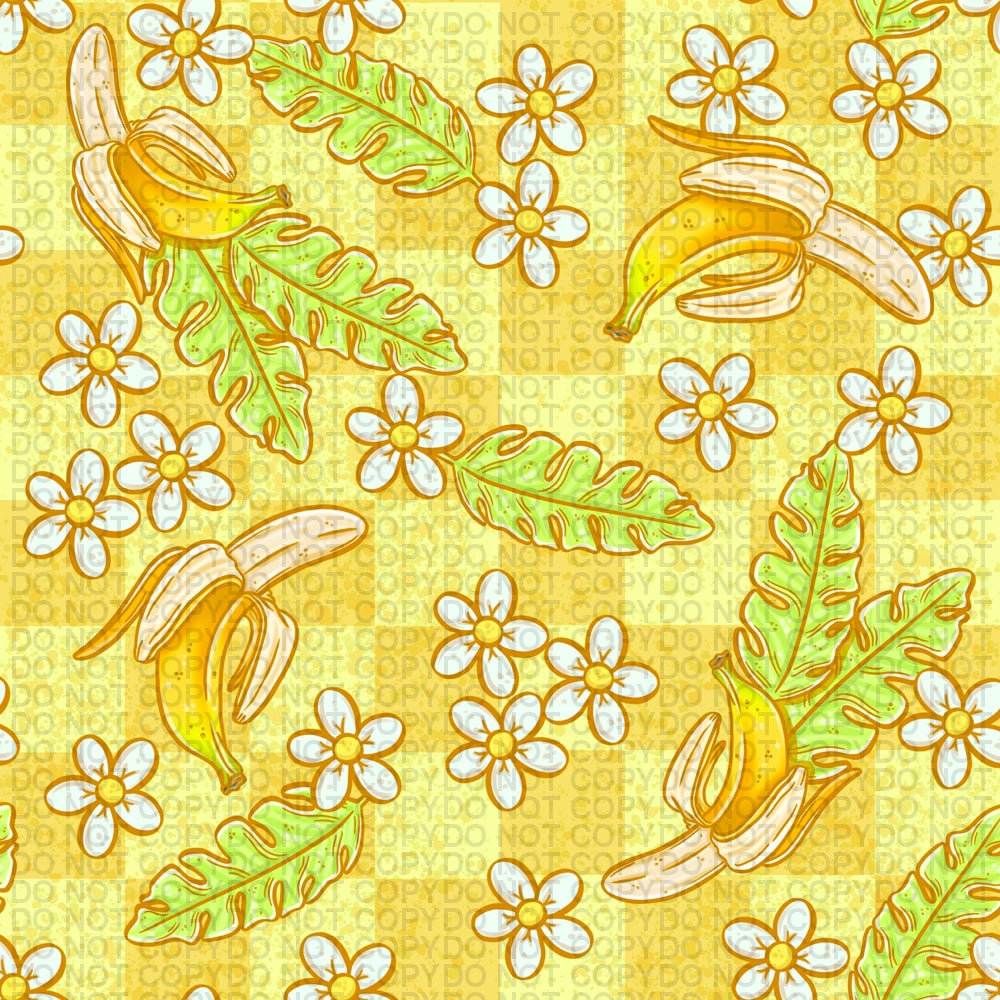 Fruitanimal - Banana Regular Scale Jersey Knit Prints