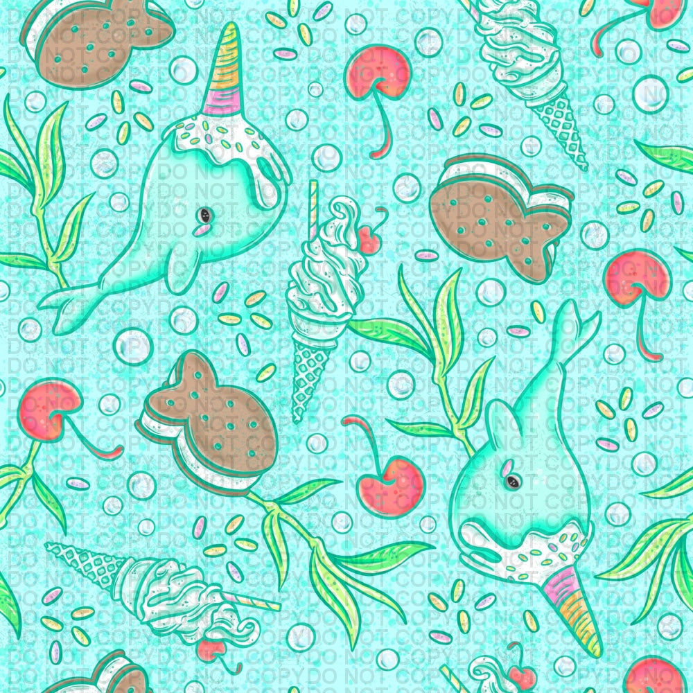 Fruitanimal - Ice Cream Regular Scale Jersey Knit Prints