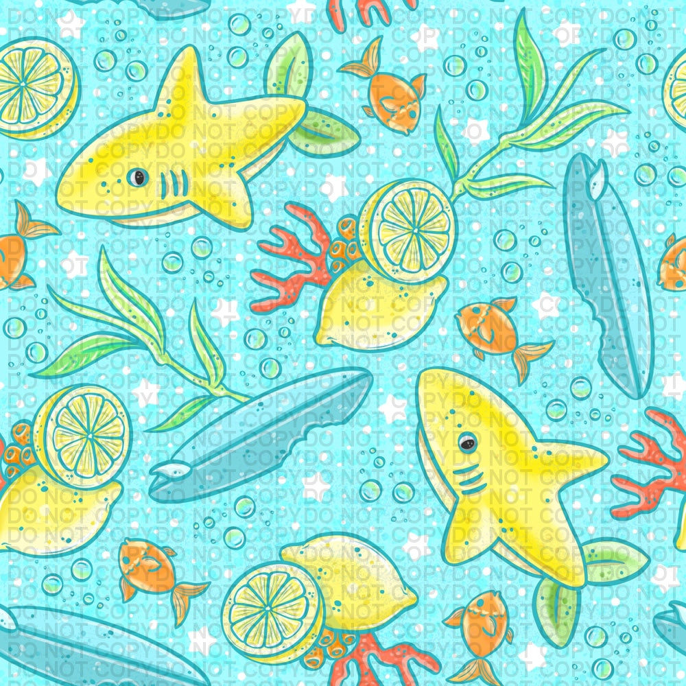 Fruitanimal - Lemon Regular Scale Jersey Knit Prints