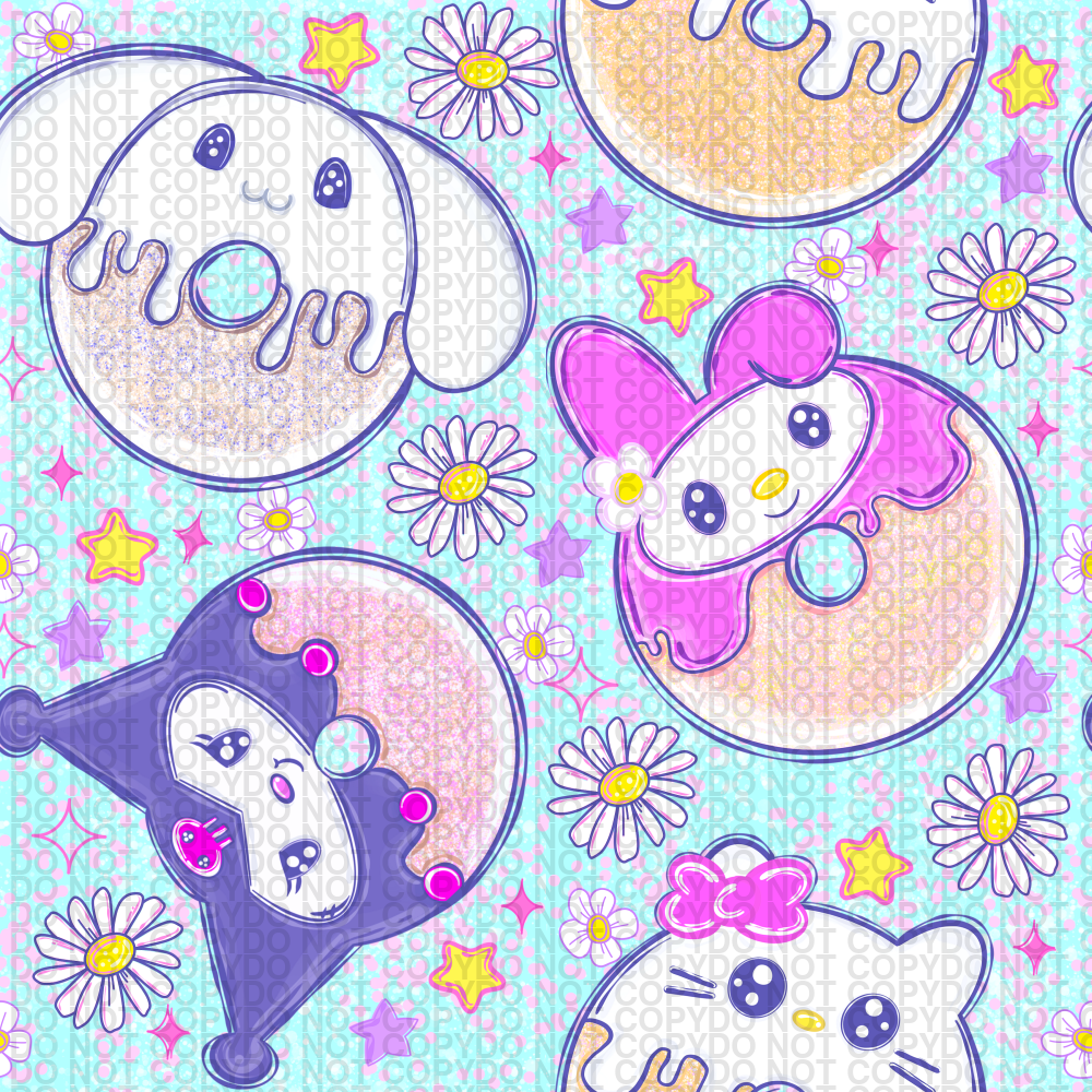 Donut Buddies - Regular Scale Jersey Knit Prints