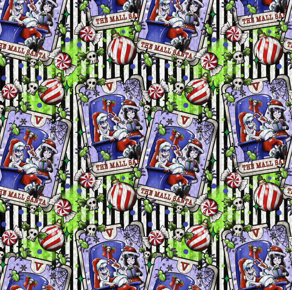 Pre-Order - Spooky Santa Regular Scale Jersey Knit Pre-Order