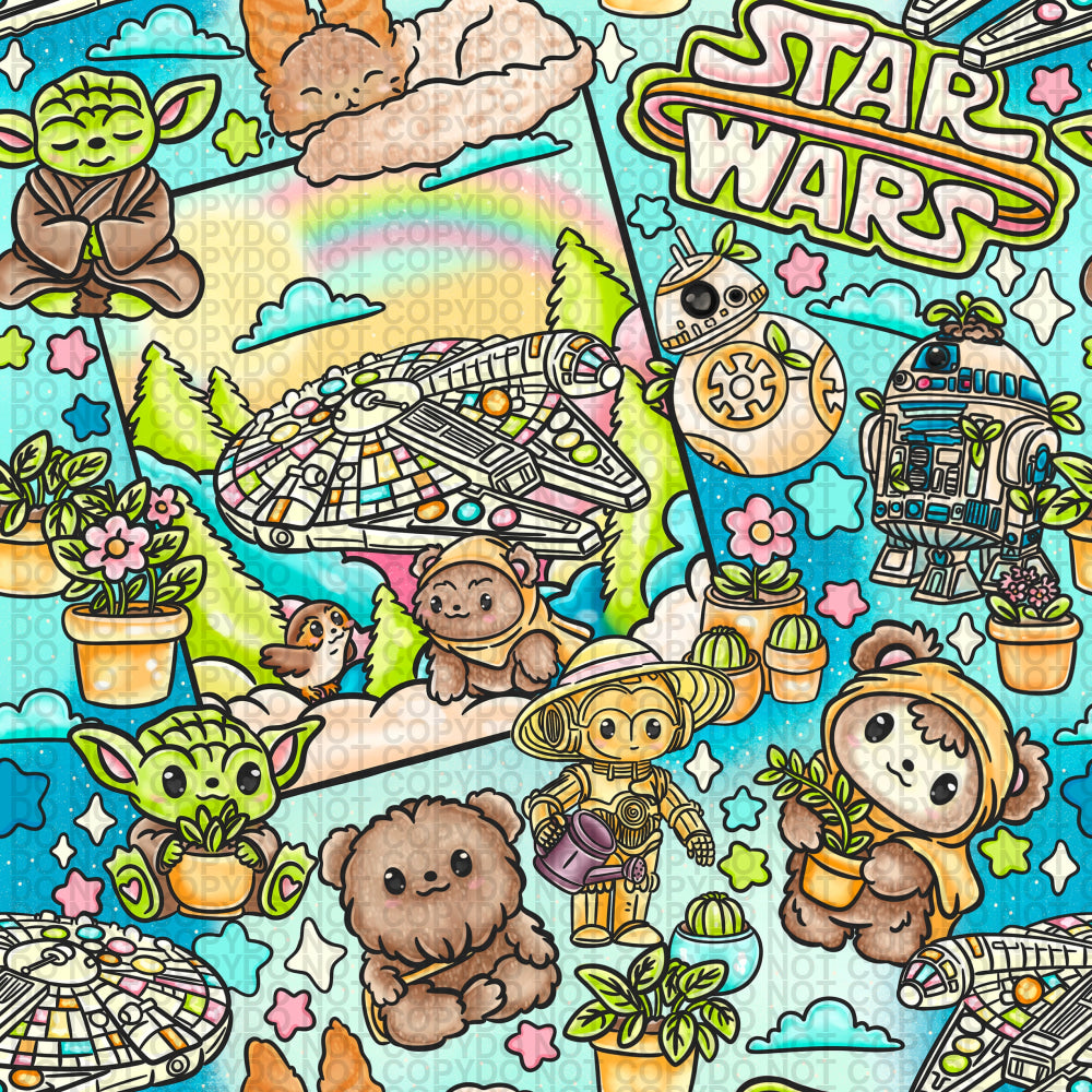 Star Gardenerst - Regular Scale Jersey Knit Prints