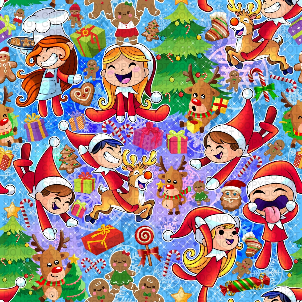 Elf Party - Regular Scale - Jersey Knit – Angry Ballerina Fabrics