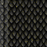 Écailles de Dragon - Noir - Tricot de Coton