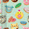 Cheerful Donuts - Mint Sprinkles  - 220 gsm Jersey Knit