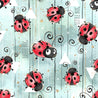 Little Ladybug -little bug  - 220 gsm Jersey Knit