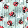 Little Ladybug -little bug  - 220 gsm Jersey Knit