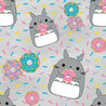 Adorable Neighbor - Donut - soft gray - Jersey Knit *Exclusive Design*