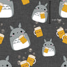 Adorable Neighbor - Beer - gray linen - Jersey Knit *Exclusive Design*