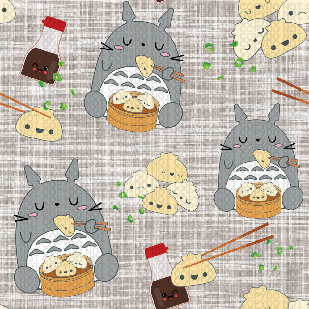 Adorable Neighbor - Dumplings And Soy Regular Scale Jersey Knit *Exclusive Design* Prints