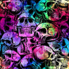 Colorful Skulls - Regular Scale - Jersey Knit