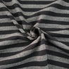 Black and Charcoal Stripes - Jersey Knit