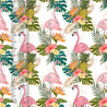 Tropics - Flamingos - 220 gsm Jersey Knit
