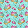Fraicheur D'été - Cupcake - 220 gsm Tricot de Coton