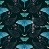 Moth - Luna and Emerald - Large Scale - Jersey Knit