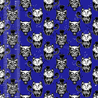 Goth - Animals on Blue - Jersey Knit