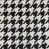 Houndstooth - Large Scale on Heather Gray  - Jersey Knit