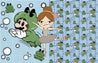 Plumber Brother Frog Jump - Kids Blanket