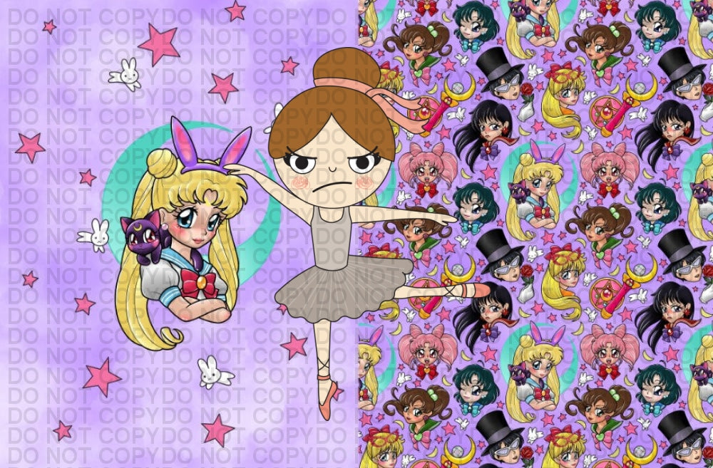 Galaxy Girls On Purple - Kids Blanket