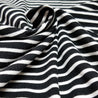 Black and White Stripes (medium) - Jersey Knit
