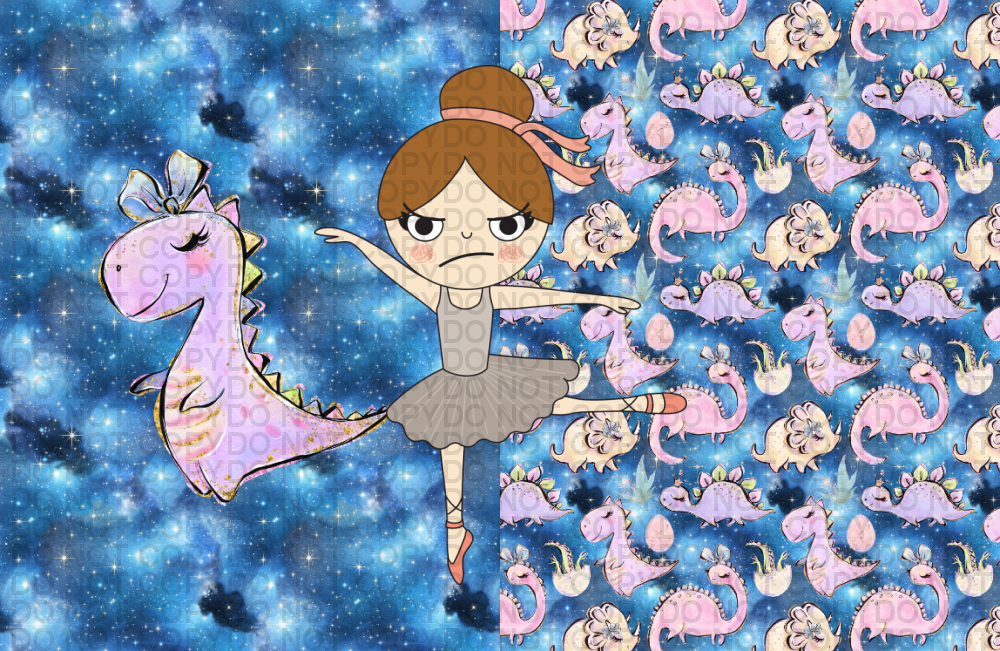 Dino T-Rex On Blue - Kids Blanket