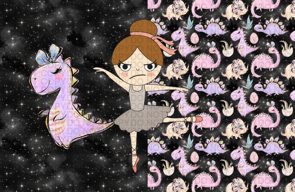 Dino T-Rex On Black - Kids Blanket