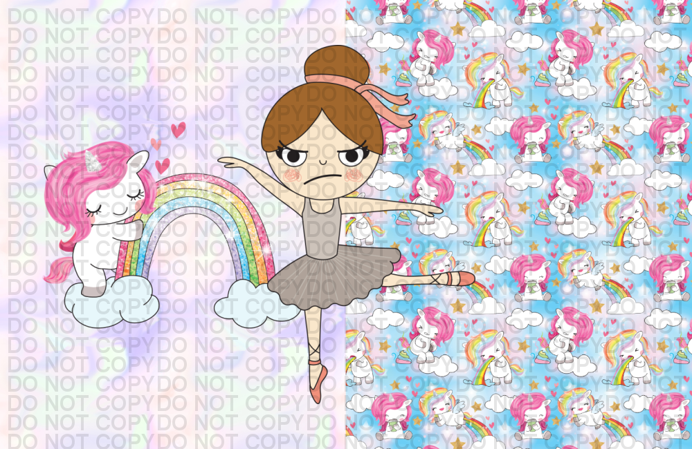 Unicorn And Rainbow - Kids Blanket